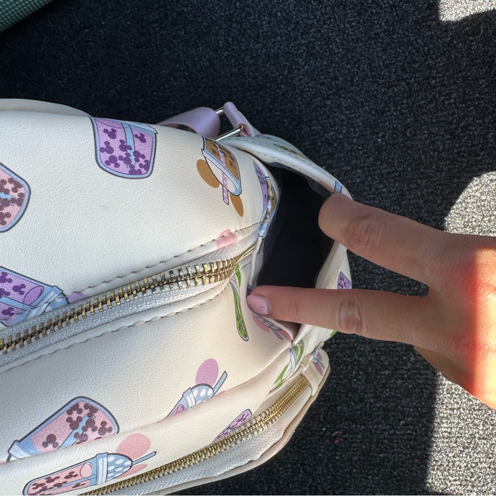 Danielle Nicole Disney Mickey Mouse Boba Mini Backpack - Picture 11 of 12